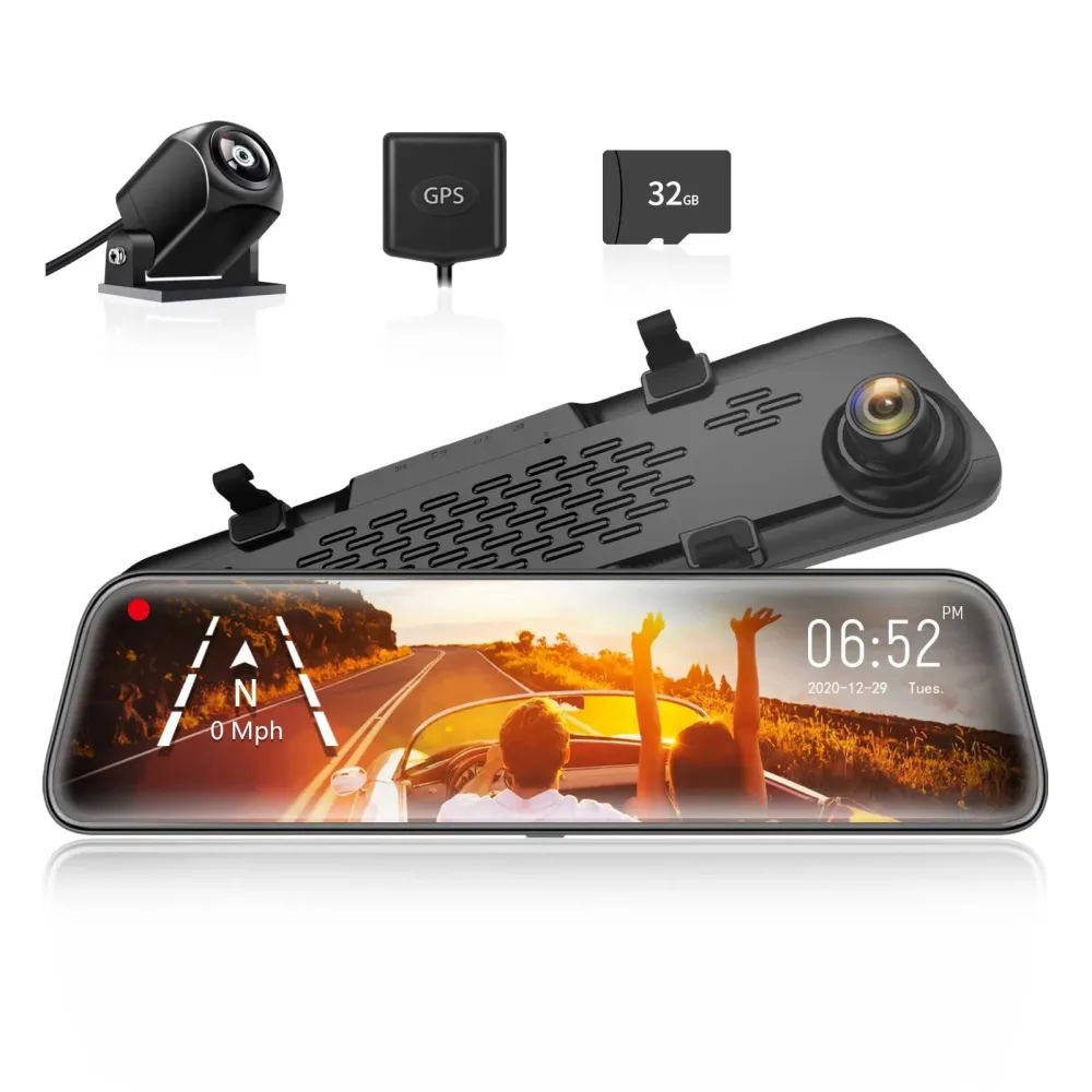 Wolfbox Mirror dash cam